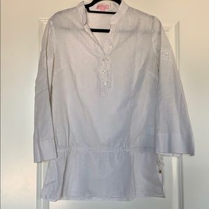 Lilly Pulitzer linen tunic top